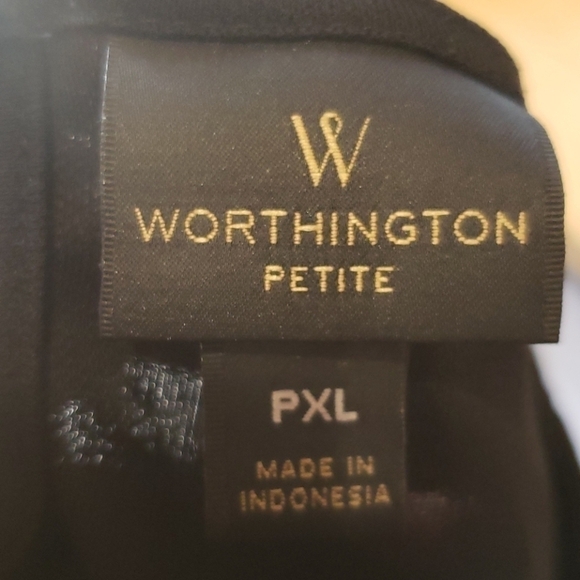 WORTHINGTON Blk Wht Demi Dot Sleeveless Top - Picture 8 of 8